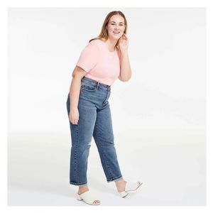 Joe Fresh High Rise Straight Jeans Size 22W